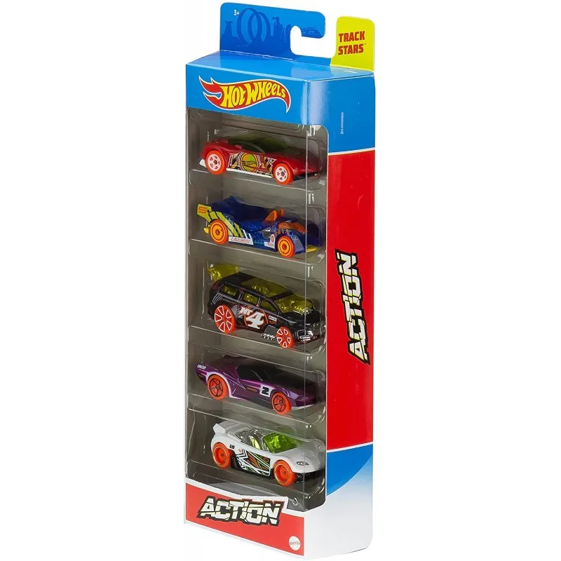 Assorted Models Pack 5 Hot Wheels 1806 Diecast And Mini Toy Cars 