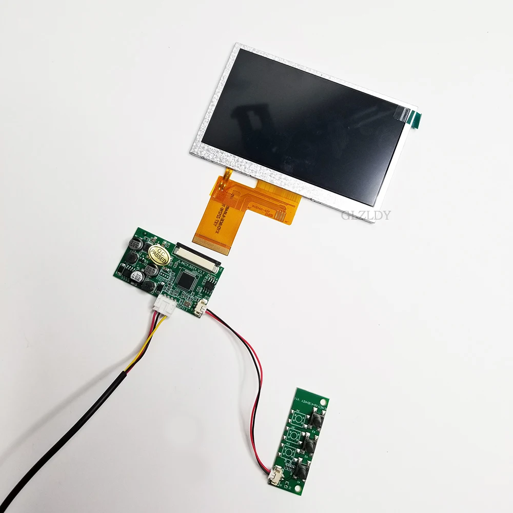 4.3 inch TFT LCD Display module Board kit NTSC/PAL screen display RCA AV for Industrial doorbell Car Display CCTV DIY Modify lcd screen display