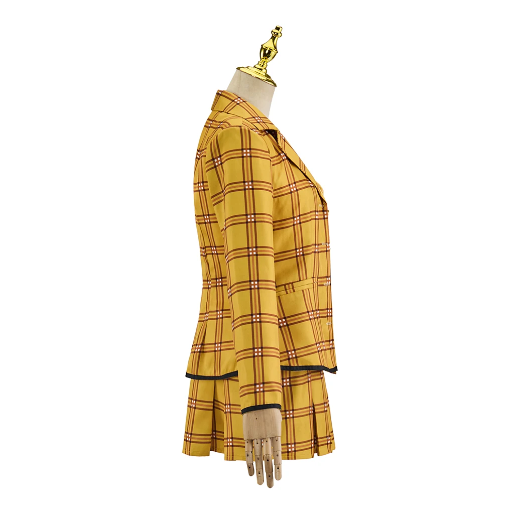 Cher Horowitz Cosplay Movie Clueless Costume For Women Yellow