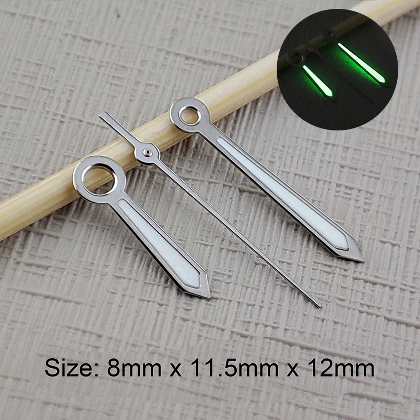 Watch accessories NH35 Hands C3 strong green luminous modified needle suitable for NH35/NH36/4R/7S Movements