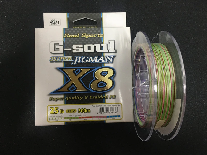 JIGMAN PEライン 600m 35lb #2 Amazon.com : YGK X-Braid Super Jigman X8 Super Quality 8