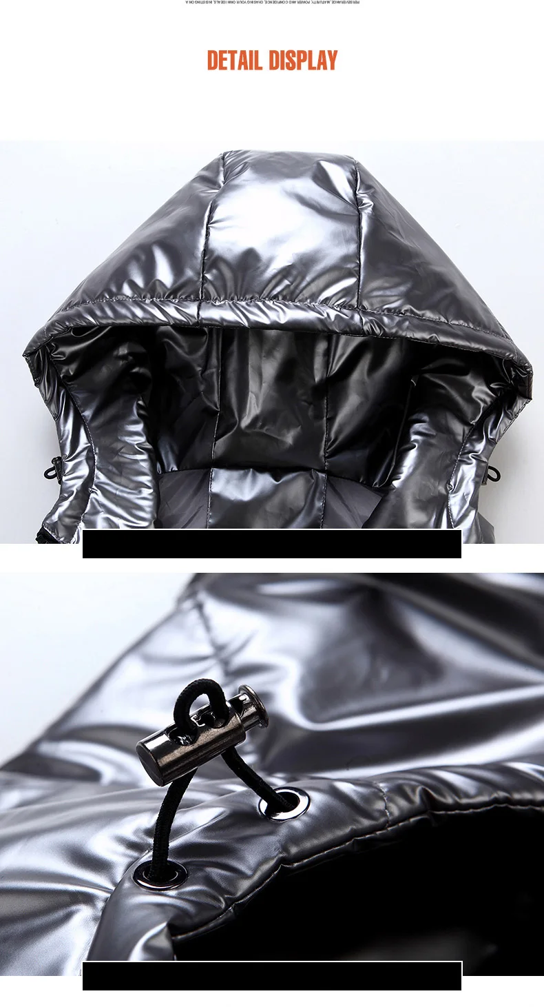 2023 koreanische Herbst Winter Glänzende Weste Für Jungen Wasserdichte Junior Junge Ärmellose Jacke 3-20 Jahre Kind Teenager Mädchen weste – Detail 14