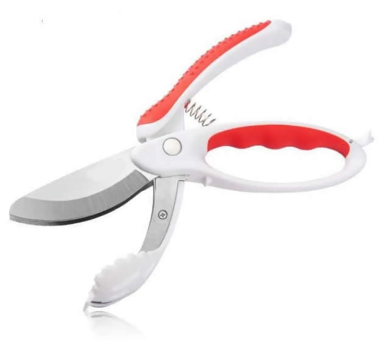 Toss and Chop Salad Tongs, Salad Chopper, Heavy Duty Kitchen Scissors, Multifunction Double Blade Cutting Tool, 9 In