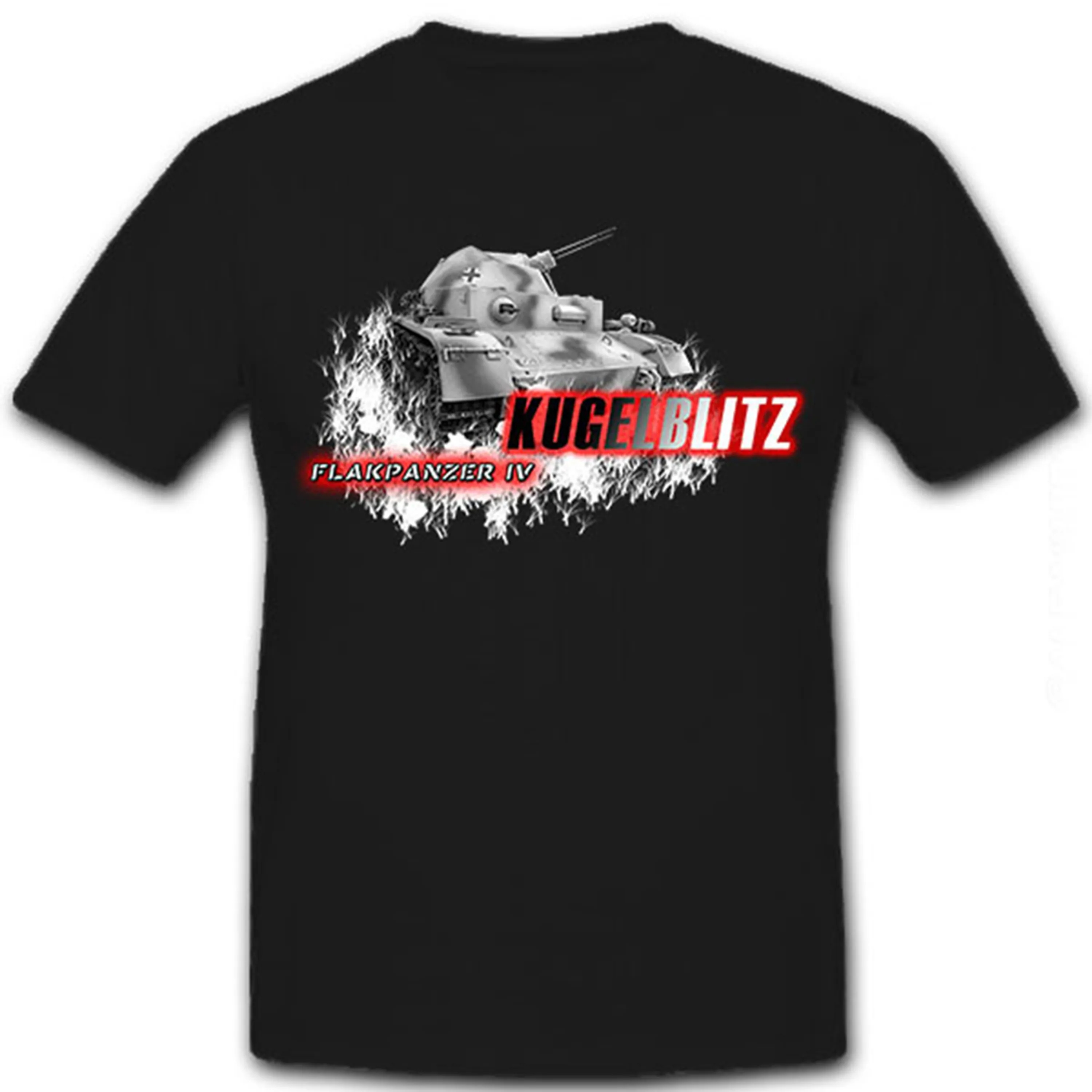 

Flakpanzer IV Kugelblitz WK 2 Flakpanzer FlakPz 4 Panzer T-Shirt. Summer Cotton Short Sleeve O-Neck Mens T Shirt New S-3XL