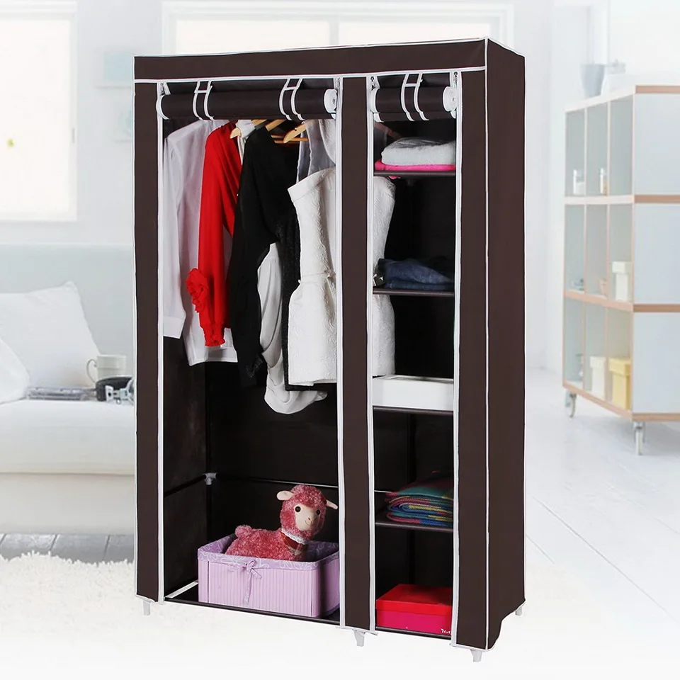 67 Inch Portable Clothes Closet Wardrobe Organizer