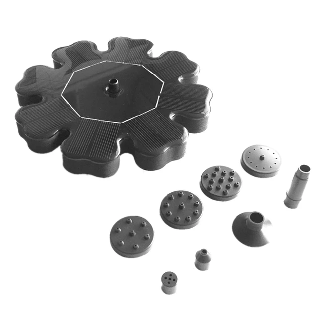 Kültéri Napenergia -Vízi Madárfürdő Szökőkutak Tó Szivattyú Úszó Kerti Akvárium - Image 5