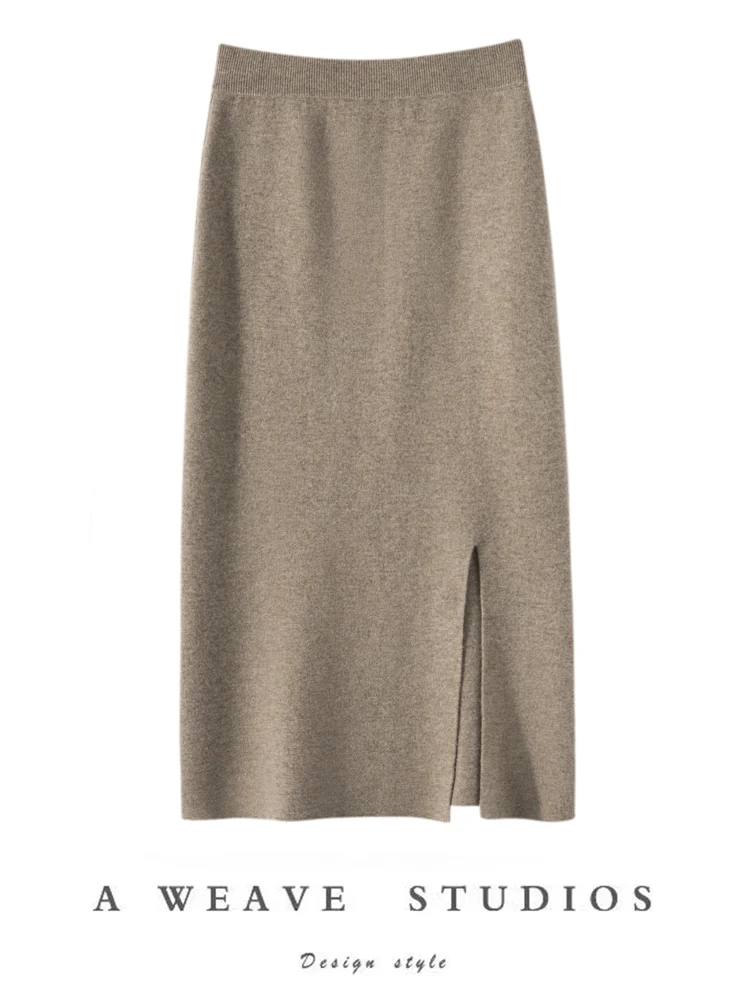 Women's Pure Cashmere Long Skirt - Size Chart Reference