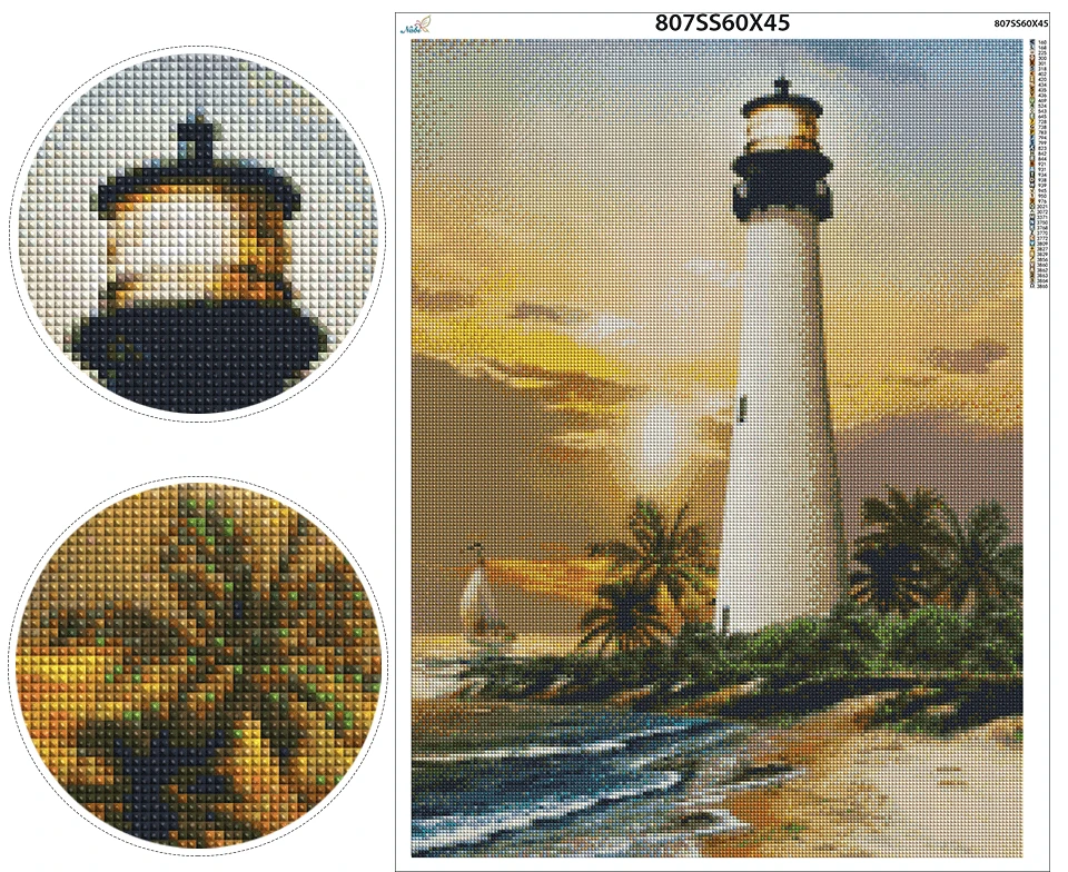 5D DIY Diamond Painting Landscape Sunset Sea Kit Full Drill Square Embroidery Mosaic Art Picture of Rhinestones Home Decor Gift diamond painting diamond art painting kit diamond painting set