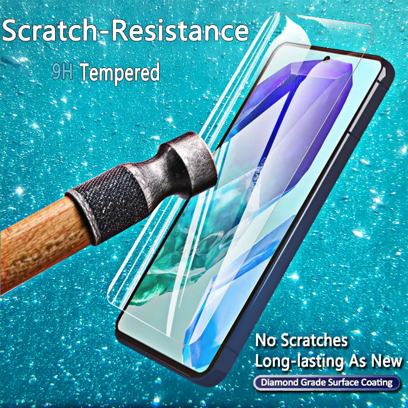 Premium 9H Tempered Glass Screen Protector - Anti-Scratch, Case-Friendly, Fingerprint Resistant