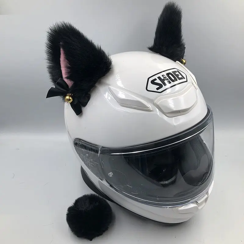 

Украшение для шлема с кошачьими ушками, маленькие аксессуары для шлема, украшение для мотоцикла, электровелосипеда, мотоцикла