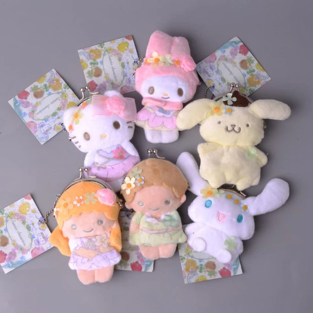 Sanrio Keroppi Cartoon Plush Stuffed Doll My Melody Kero Cute Backpack  Pendant Little Frog Key Chain Gifts for Boys Girls - AliExpress