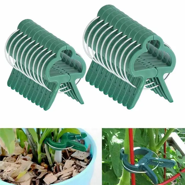 20 db Növényi Klipek Újrahasznosítható Időjárásálló Rozsda Nincs Paradicsom Ubork Paprika Dinnye Csepphajó - Image 2