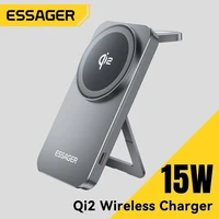 Essager 2-in-1 Magnetic Wireless Charger Qi2 15W