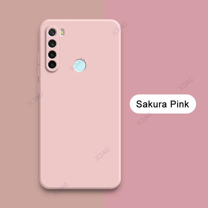 Silicone Square Shockproof Phone Case – Soft, Protective, and Cute Back Cover
