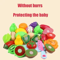 Educational Toy Plastic Kitchen Toy Set Cut Fruit and Vegetable Food Play House Simulation Toys Early Education Kids Toys Gifts 2