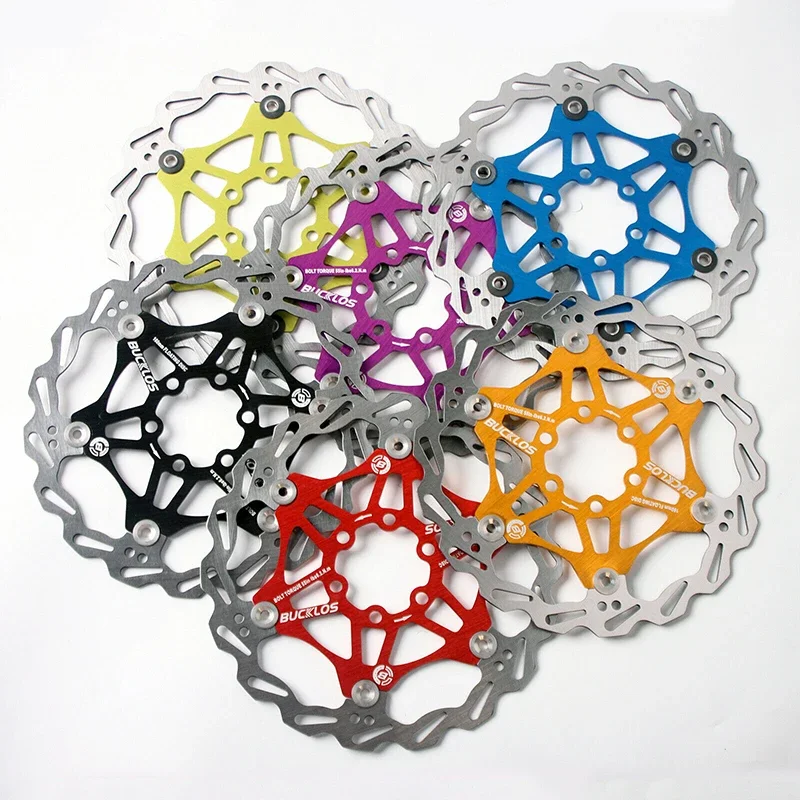 Durable Bicycle Brake Rotor with Screws 160/180/203mm Quick Cooling Float Rotor