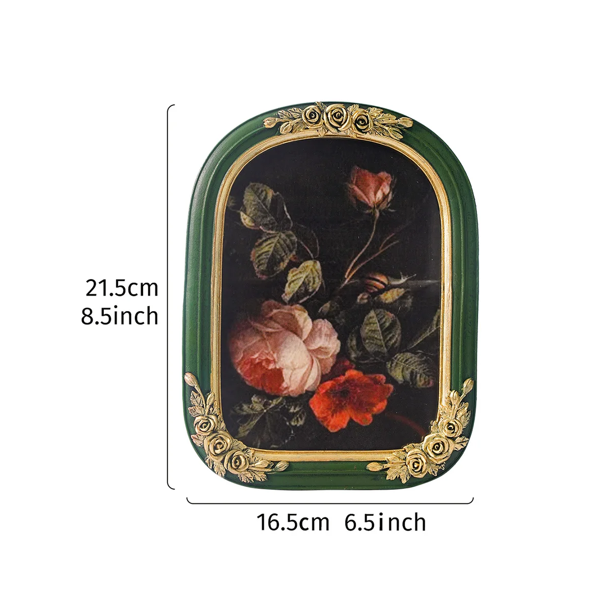 1PC, resin material three-dimensional rose home arch decoration photo frame