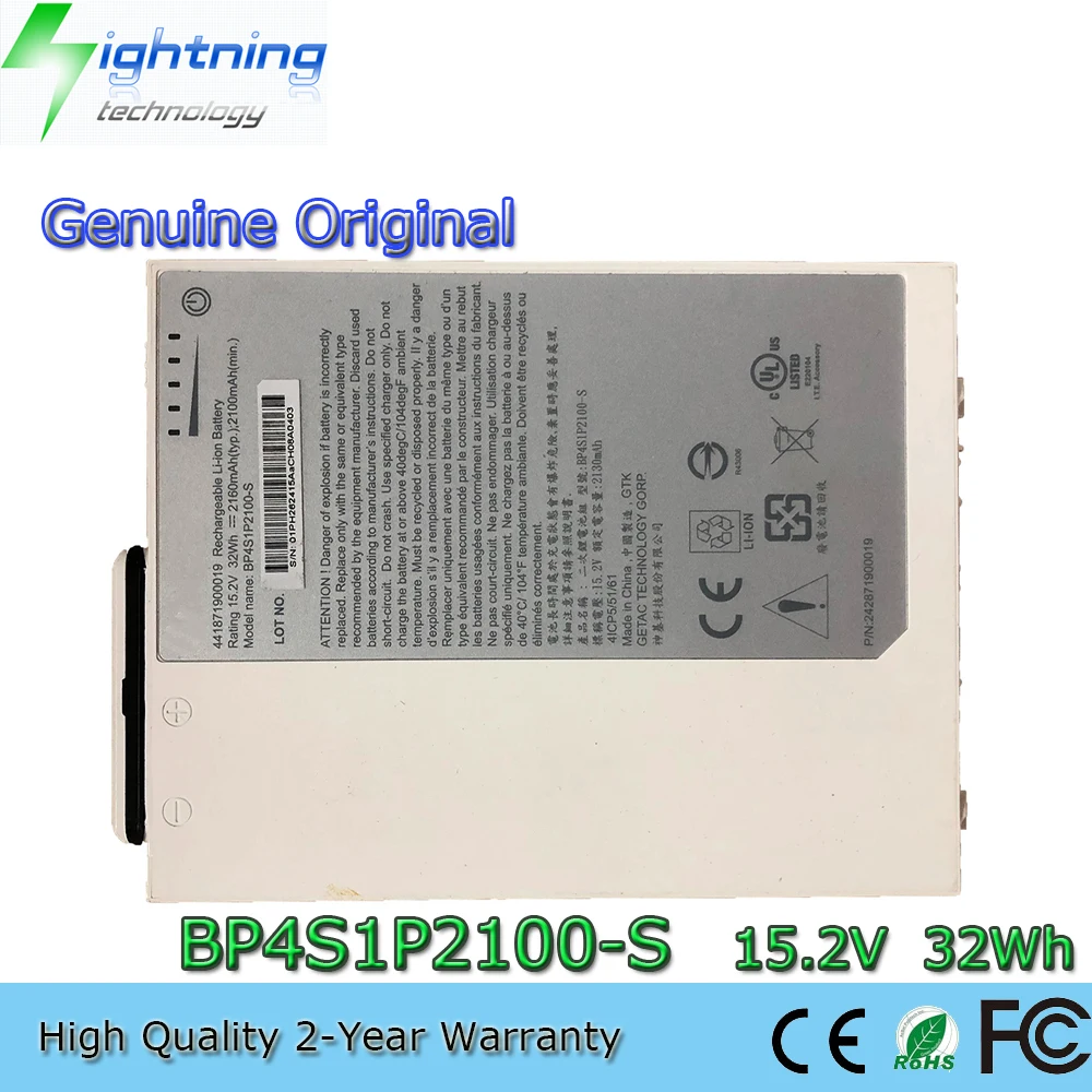 Nuova Batteria Originale Originale Per Laptop Bp4S1P2100-S 15.2V 32Wh 2160Mah Per Tablet Getac Rx10 Rx10H 441871900019 242871900019