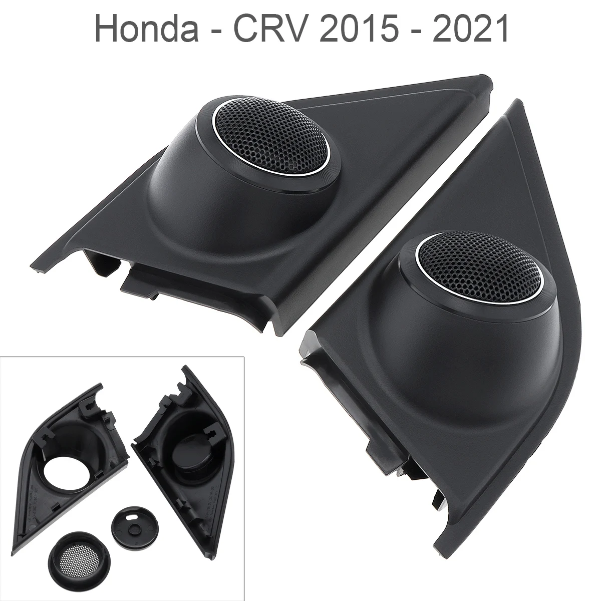 

ABS Materia Hifi System Tweeter Horns Cover Fit for Honda CRV 201 - 2021 Refitting Installation Front Door Speaker Adapter Kit