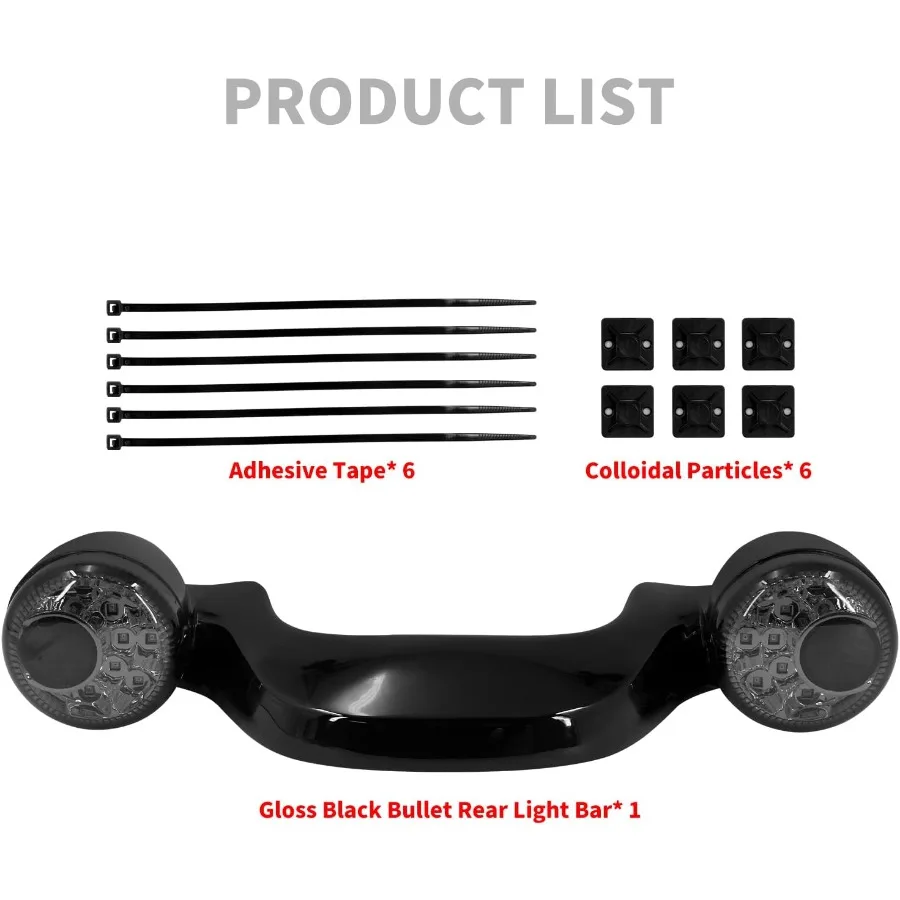 LED Motorcycle Turn Signal Bar 6