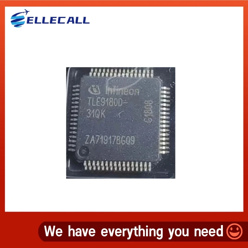 

TLE9180D-31QK TLE9180 LQFP64 Automotive Power Gate Driver Chip