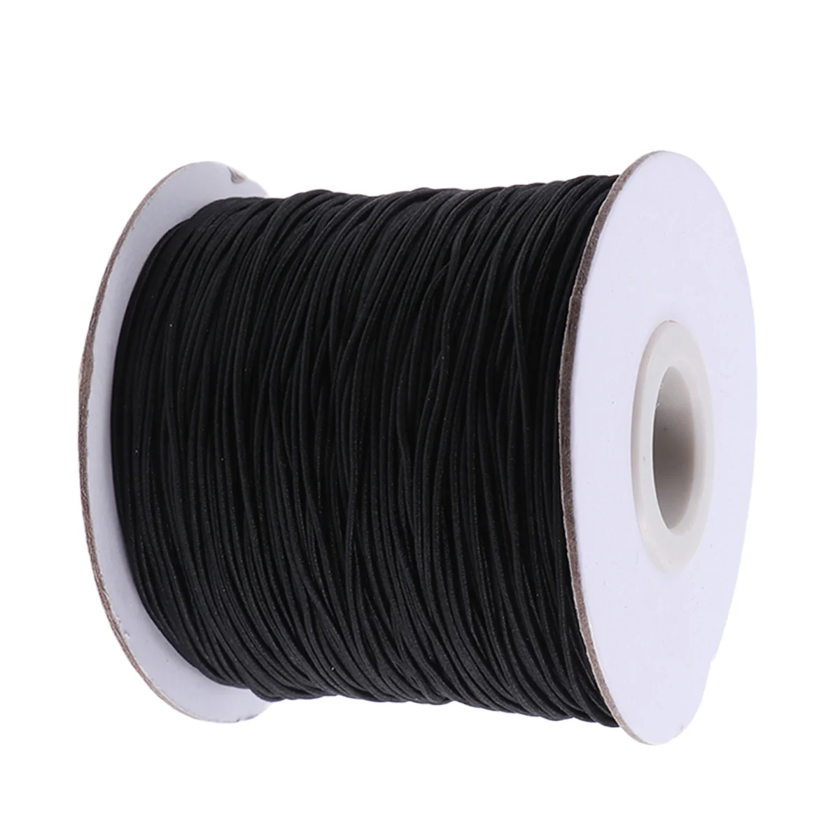 

Elastic Cord Beading Threads Stretch String Fabric Crafting Cords for Bracelet Jewelry Making 1mm 100 Meter (Black)