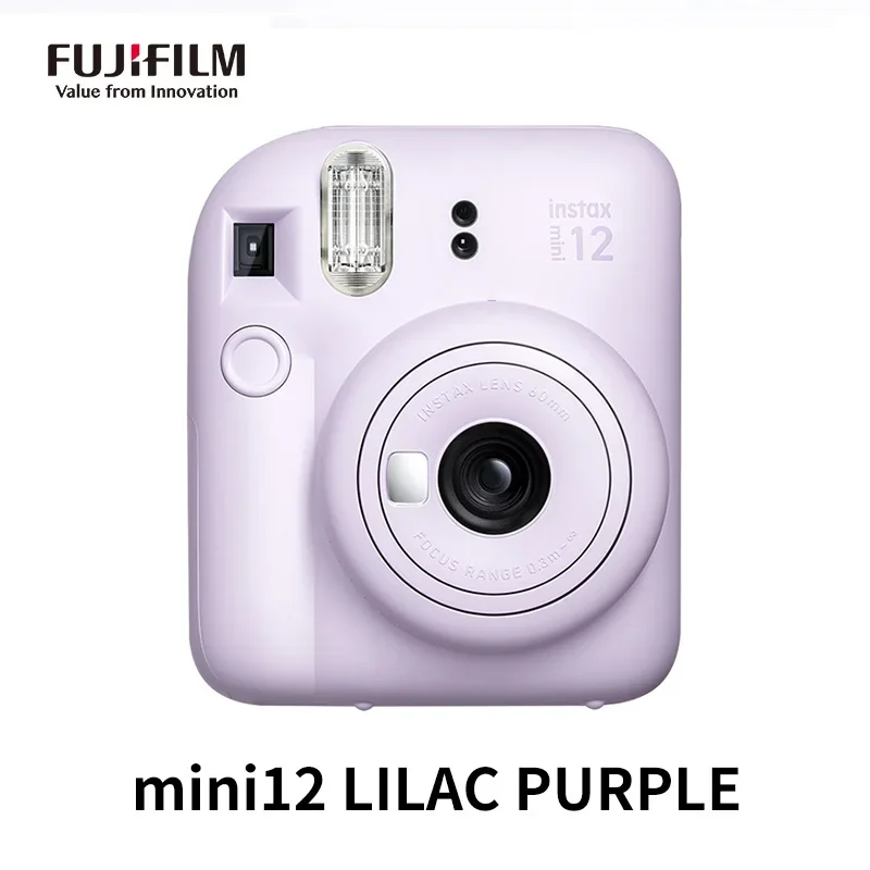 FUJIFILM CAMARA MINI INSTAX 12 KIT COLOR ROSA + PAPEL 10 FOTOS + 3 PORTARA  RETRATOS