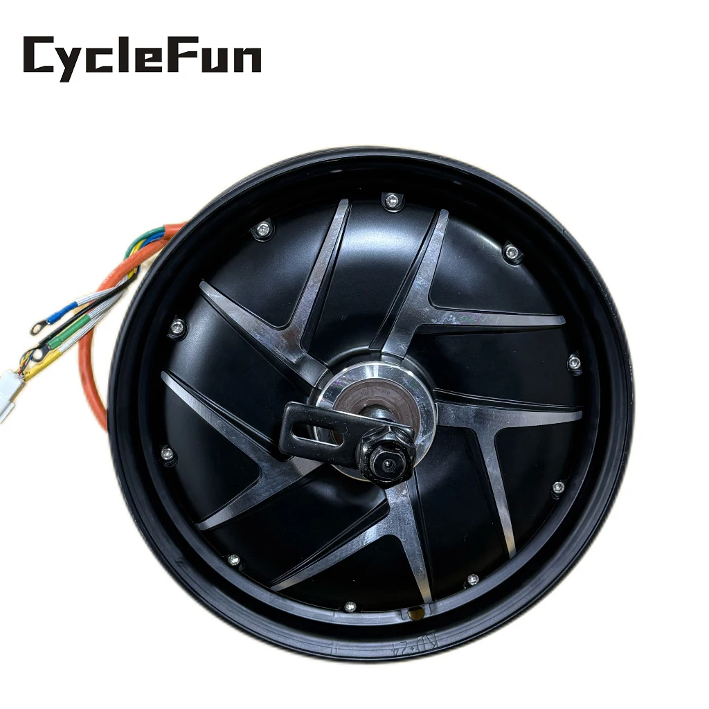 YM 213XF 10x2.15" 3000W 50H Hall Sensor Brushless Gearless Hub Motor For Electric Scooter