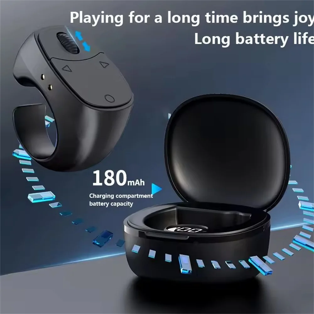 Wireless Bluetooth Ring: Portable Selfie and Page Turner Controller