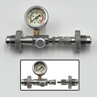 New HPA DIN Dive Cylinder Decanting Equalising Refill Filling Station Pressure Gauge Dual 232 and 300Bar Tank Bottle - Image 6