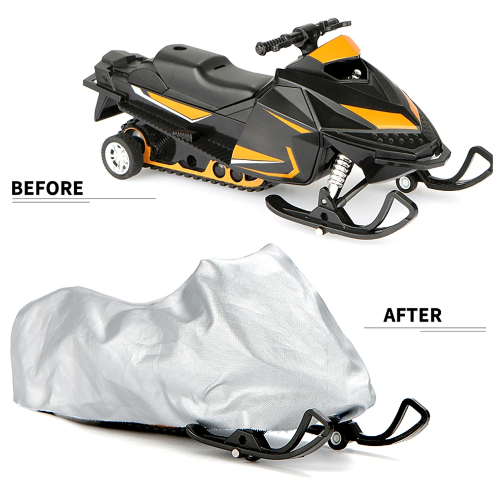 Waterproof Silver Snowmobile Cover Universal Dustproof Anti UV
