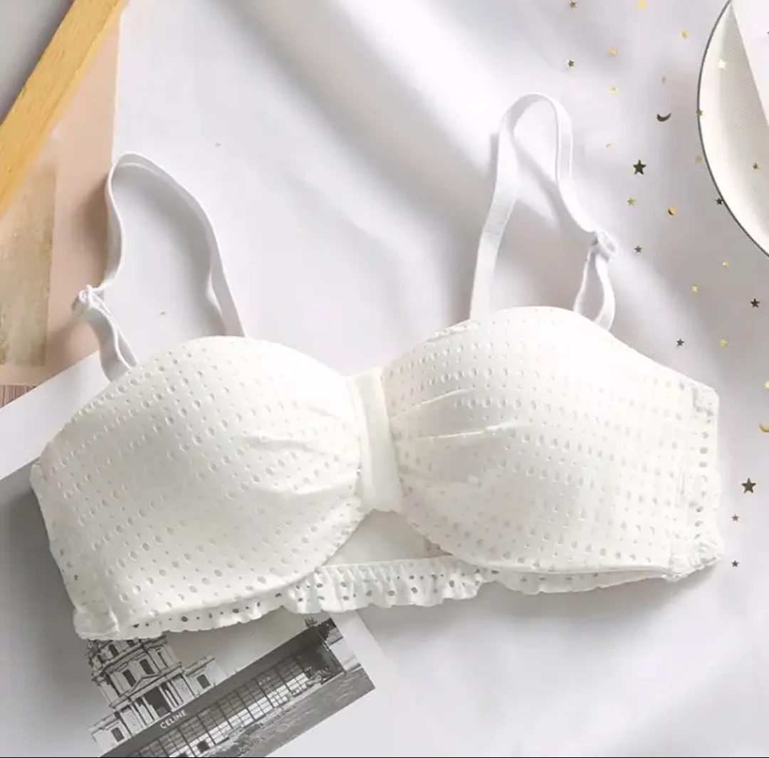 

High-grade Women's Underwear soutiens-gorge Thin Section Breathable And Comfortable Small Chest No Steel Ring Support Soft Bra