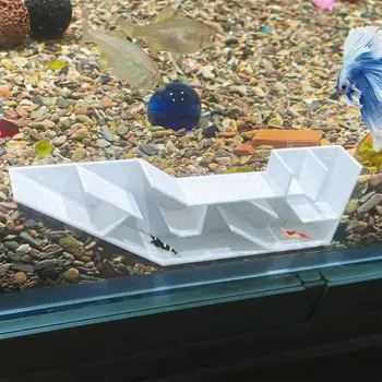 Tunnel sotterraneo per acquario con 2 ingressi Nascondere Tunnel di visualizzazione Gamberetti per pesci Nascondiglio per decorazioni per acquari Ornamenti per grotte