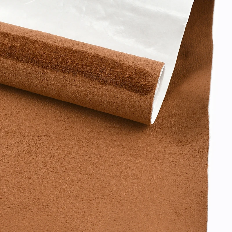 Luxury Suede Self-Adhesive Fabric for Interior Trim & Decor - Versatile Sizes, 0.8mm Thick Velvet Finish