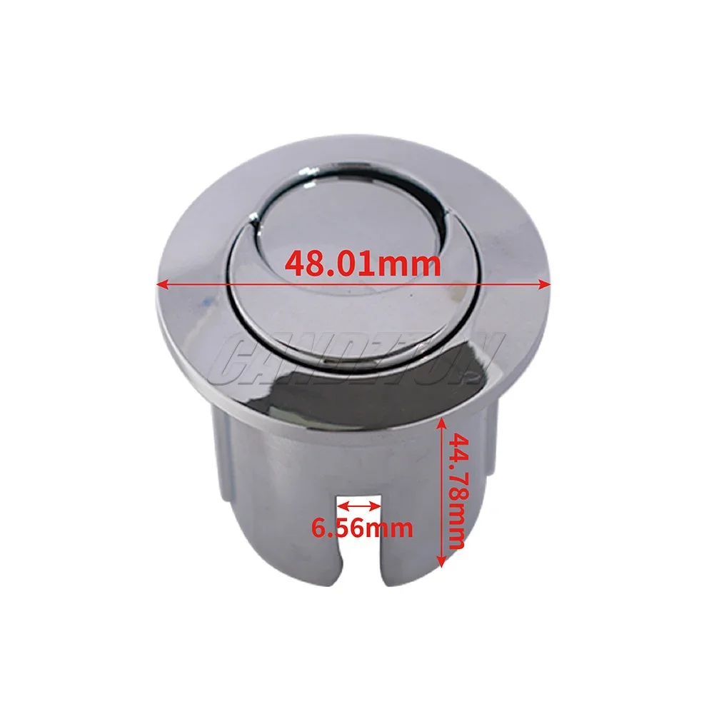 Dual Flush Push Button Threaded Push Rods Short Body D2D Chrome for Roca AH0001800R