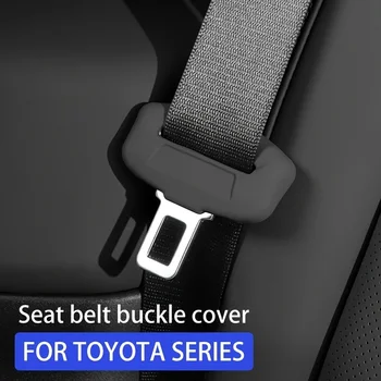 Accessori per la modifica dell'auto - Protezione per la fibbia della cintura di sicurezza - Copertura in silicone migliorata per la fibbia della cintura di sicurezza - Riduce l'impatto e il rumore