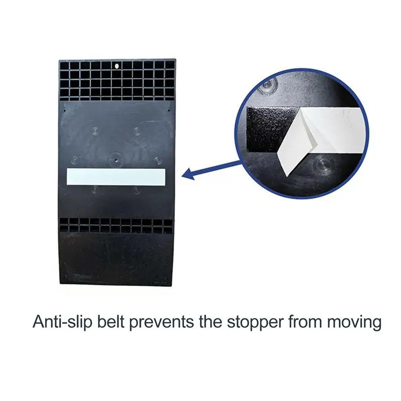 Garage Car Parking Mat Non-Slip Auto Wheel Chock Positioning Stopper Pads Garage Parking Aid Auto Tire Plug Parking Accessories