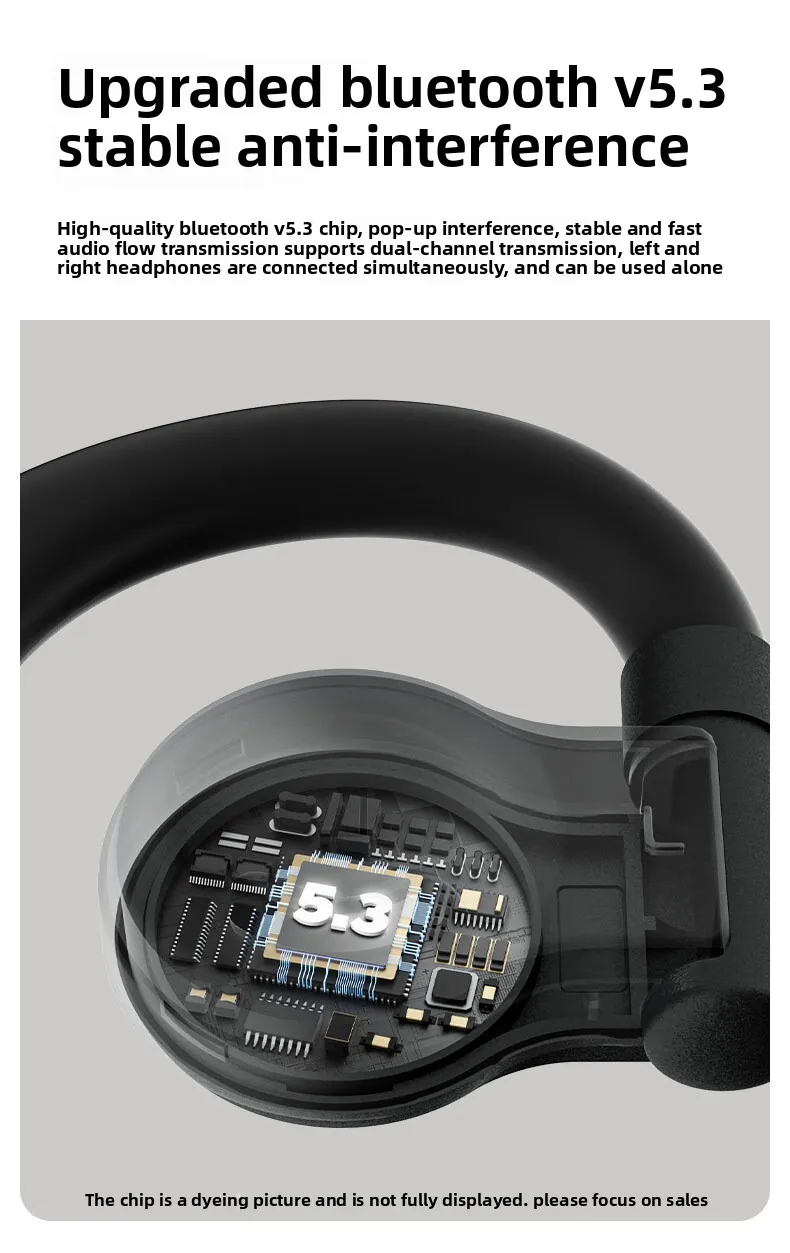The new cross-border OWS Bluetooth headphones HJ05 feature a metal shell that do