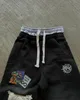 Y2K New Double Waisted Sweatpants Mens Womens Harajuku Retro Letter Graphics Embroidered Gothic Straight Casual Pants Trousers 3