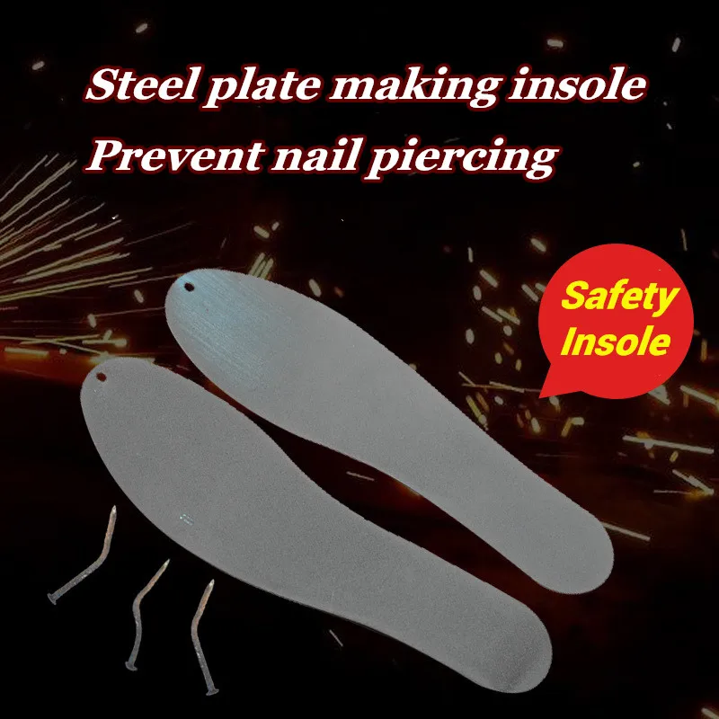 Anti-Piercing Kevlar Insole Anti-Stick Steel Insole Anti-Iron Nail Mountaineering Construction Site Safety Insole Safety Labor 4