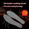 Anti-Piercing Kevlar Insole Anti-Stick Steel Insole Anti-Iron Nail Mountaineering Construction Site Safety Insole Safety Labor 4