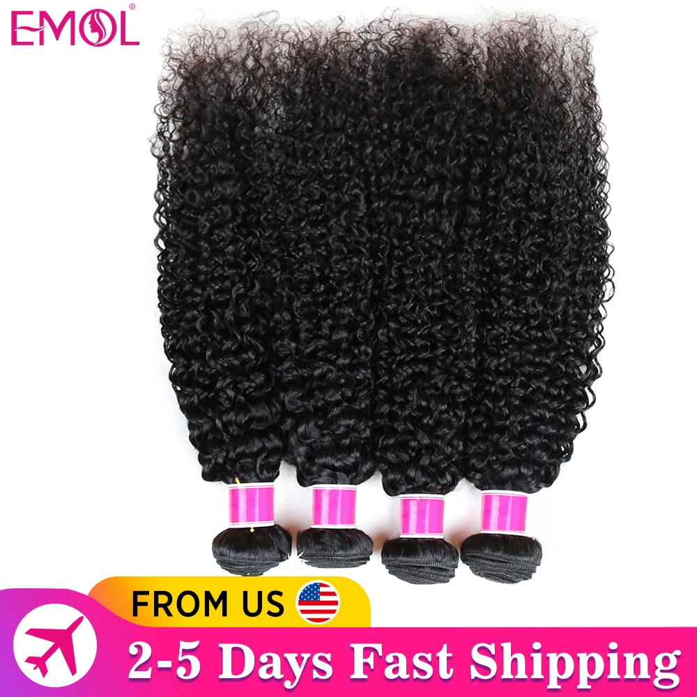Peruvian Human Hair Bundles Kinky Curly Wet Hair Weave 1/3/4 Bundles Deals 100g/Bundle Real Natural Extensions 8-28 Inch