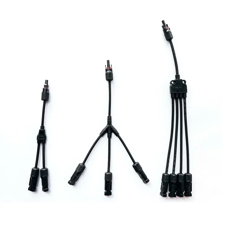 PV 커넥터 Y/T 타입 2, 3, 4, 5, 6/7 웨이 병렬 연결 태양 전지 패널 시스템 방수 커넥터, 브랜치 태양 전지 연결 플러그