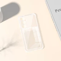 Transparent Card Slot Silicone Case For Samsung Galaxy S26 S25 Edge S24 S23 S22 S21 Plus Note 20 Ultra S20 FE Protection Cover - Image 5