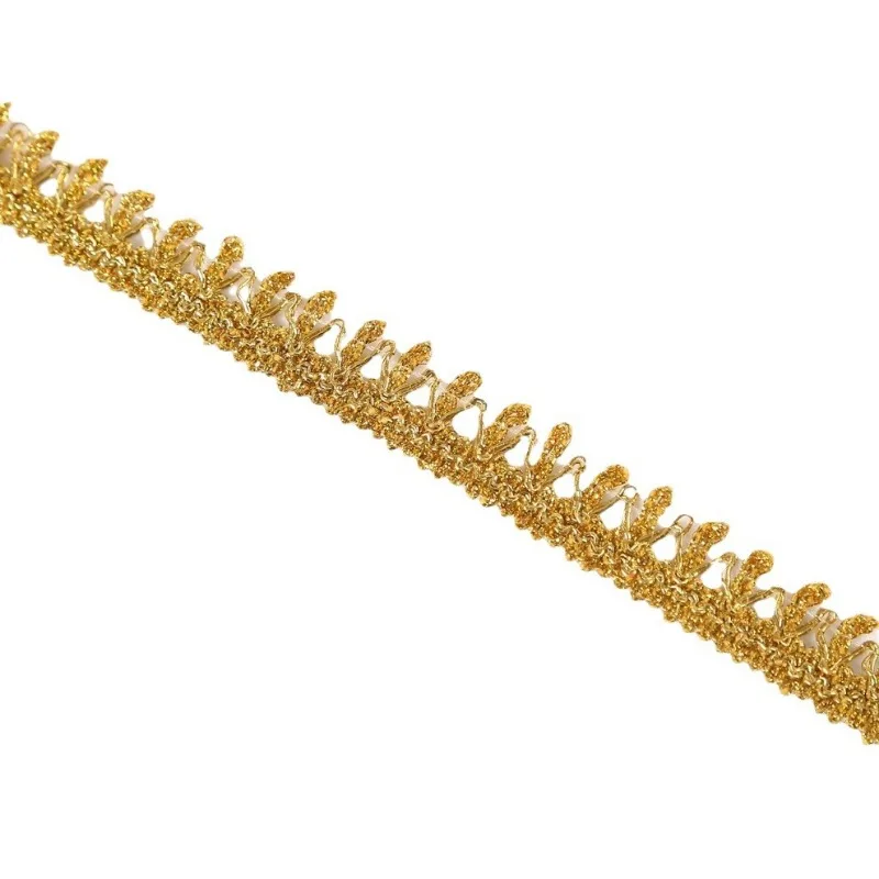 2 Yards Gold Silver Lace Wedding Curtain Decoration Gold Lace Laces for Clothes Sewing Lingerie Trimmings Prom Dresses Trim