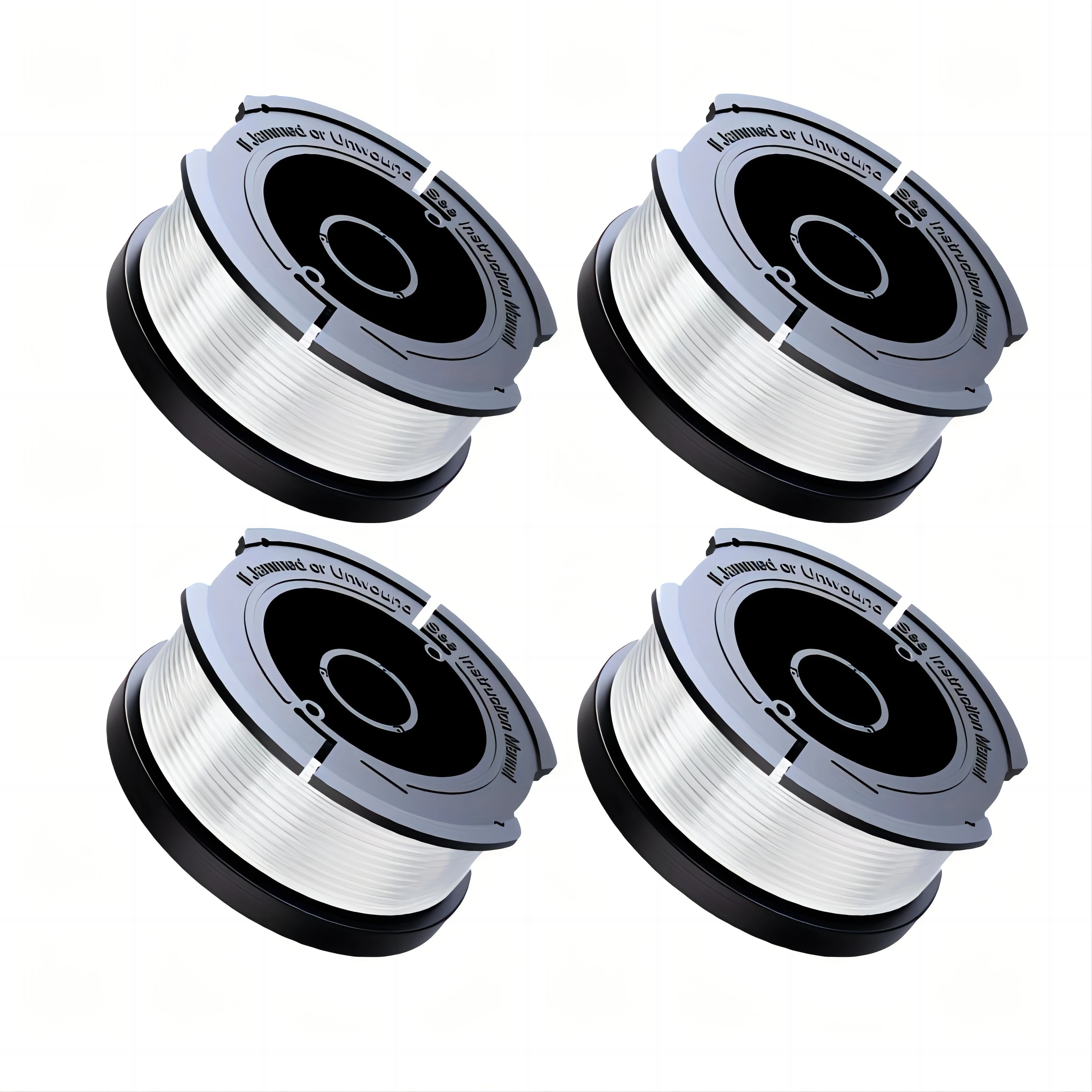 10 Pack String Trimmer Replacement Spool Compatible with Black+