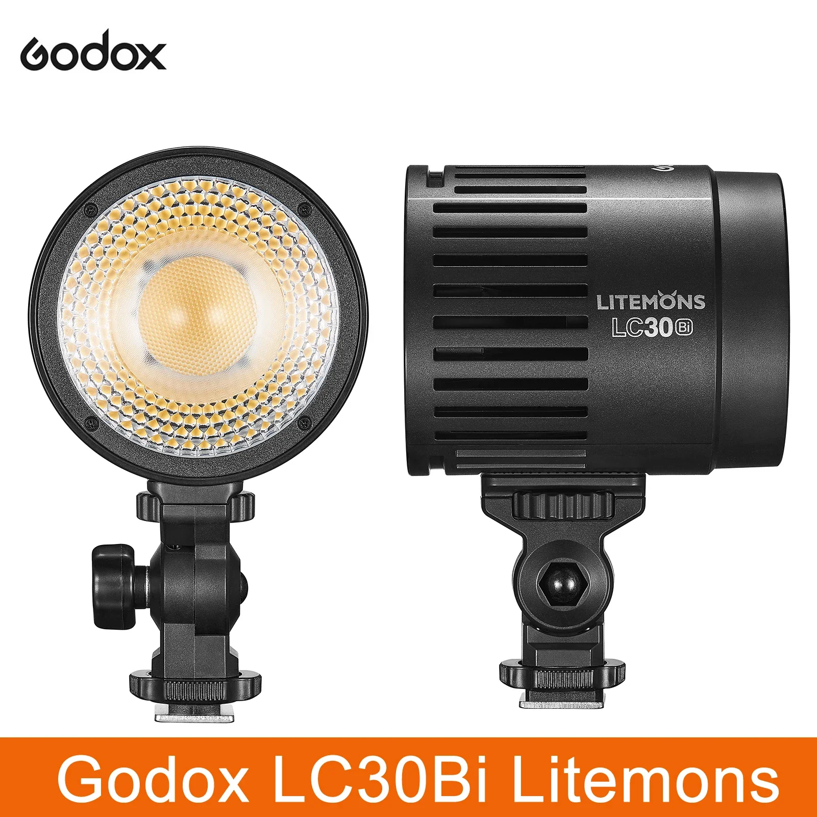 

2 варианта Godox LC30D светодиодная подсветка для видеосъемки на столешнице компактная заполняющая подсветка 33 Вт CRI95 + TLCI96 + для прямой трансляции фотографий