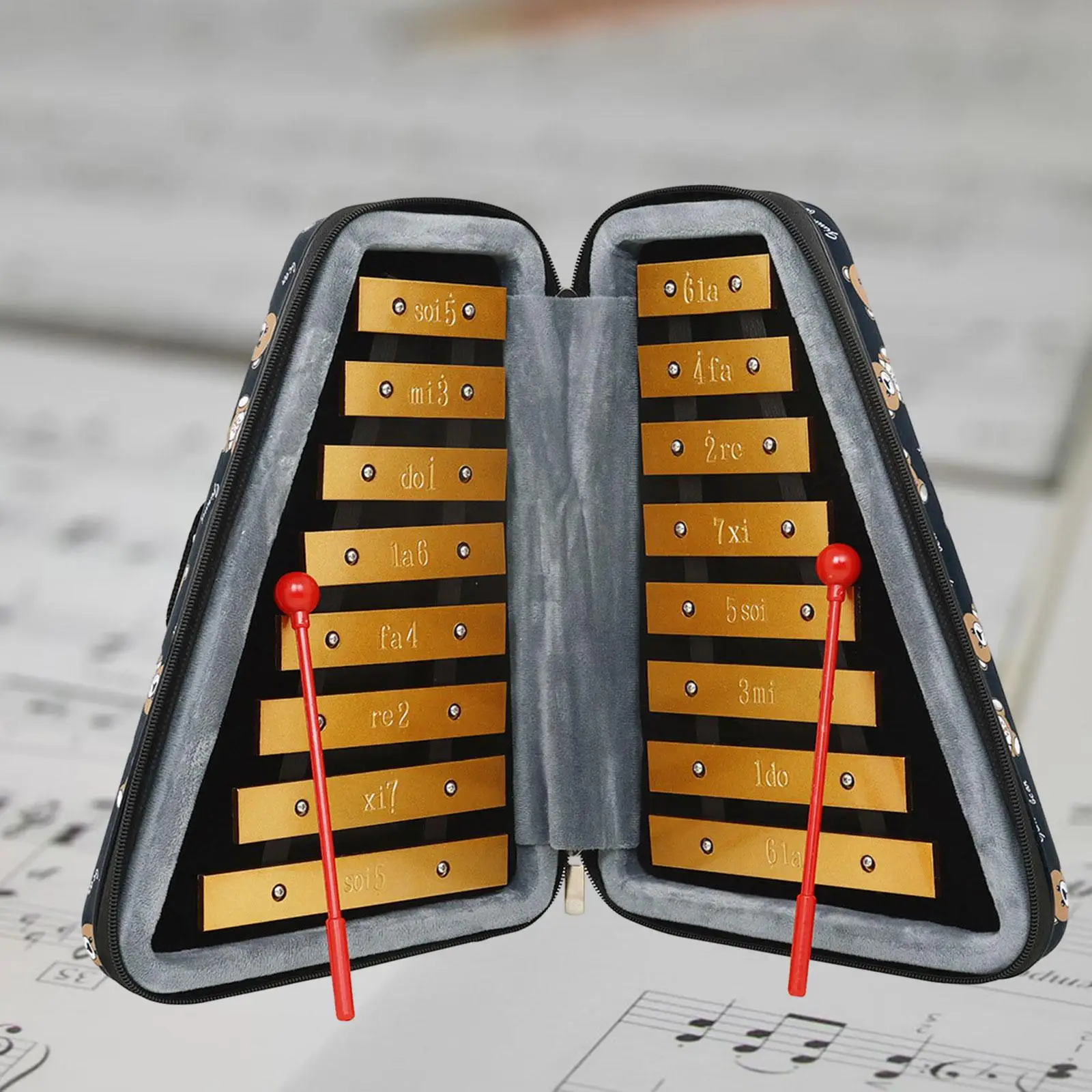 

16 Note Xylophone Musical Instrument Glockenspiel for Gifts Adults Beginners