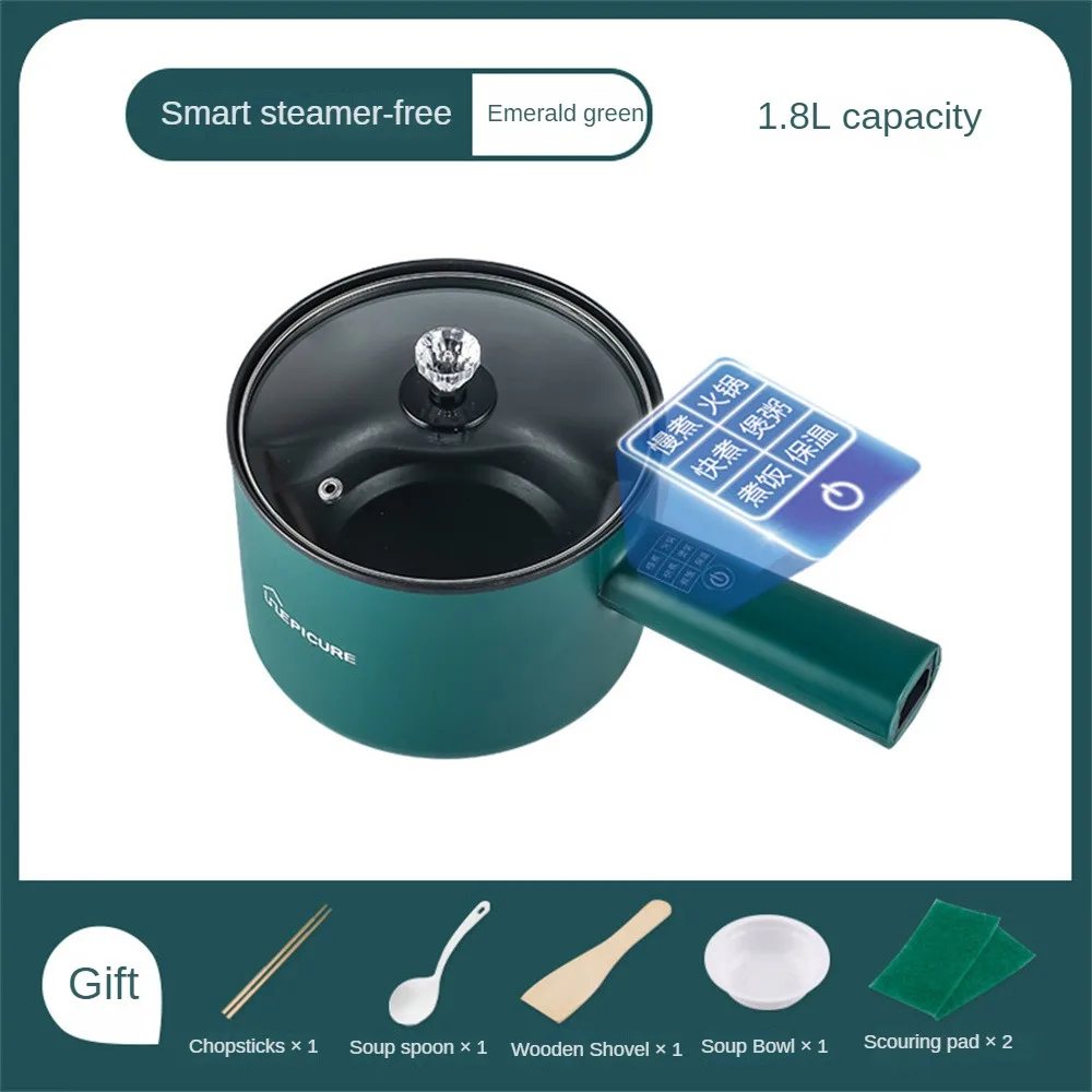 Dormitory Electric Pot Non-stick Cookware Anti Scalding More Convenient Cleaning One Click Simple Operation Secure Non-stick 4
