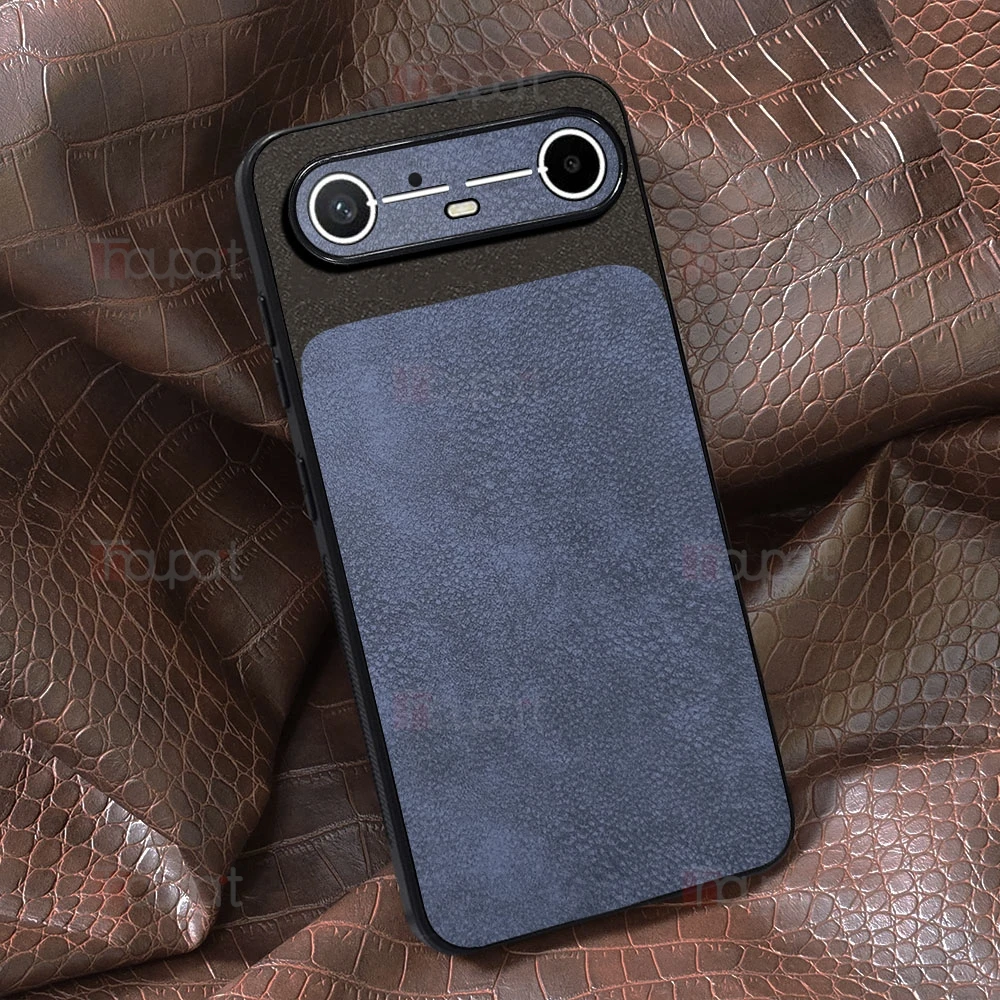 Premium Slim Skin Leather Case with Dull Polish Acrylic Cover